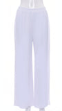 Pantalon Doublé "Blanc" Style Palazzo -PA825R | Pants Doubled Style Palazzo "Blanc" -PA825R